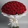Букет 101 Красная роза Блэк Мэджик в Слободище