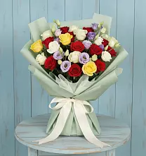 Букет цветов из:  Розы #REPLACE_PRED# Слободище