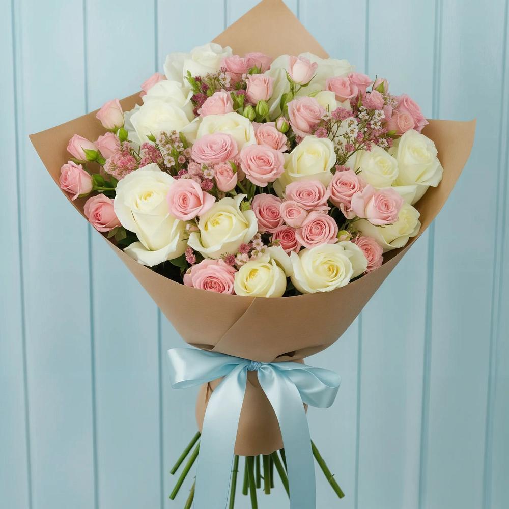 Букет цветов из: Розы в Слободище