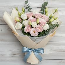 Букет цветов из:  Лизиантусы в Слободище