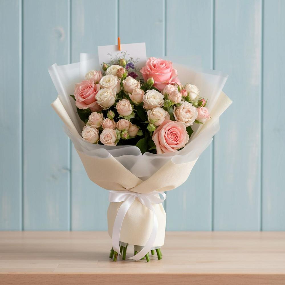 Букет цветов из: Розы в Слободище