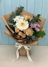 Букет цветов из:  Герберы и Хризантемы в Слободище