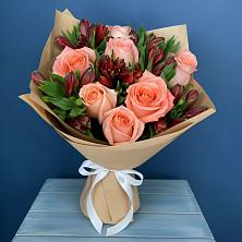 Букет цветов из:  Розы и Альстромерии в Слободище
