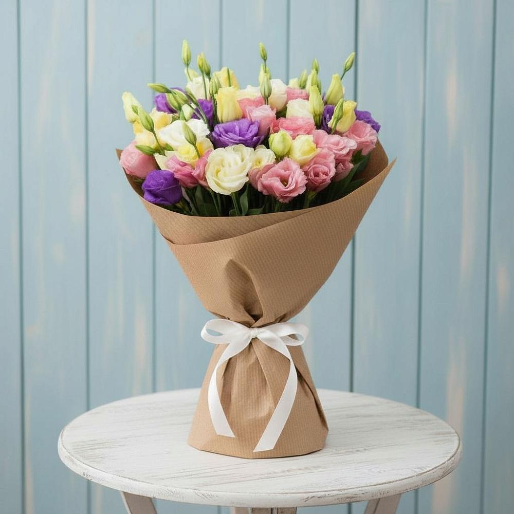 Букет цветов из: Лизиантусы в Слободище