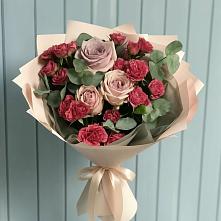 Букет цветов из:  Гвоздики и Розы в Слободище