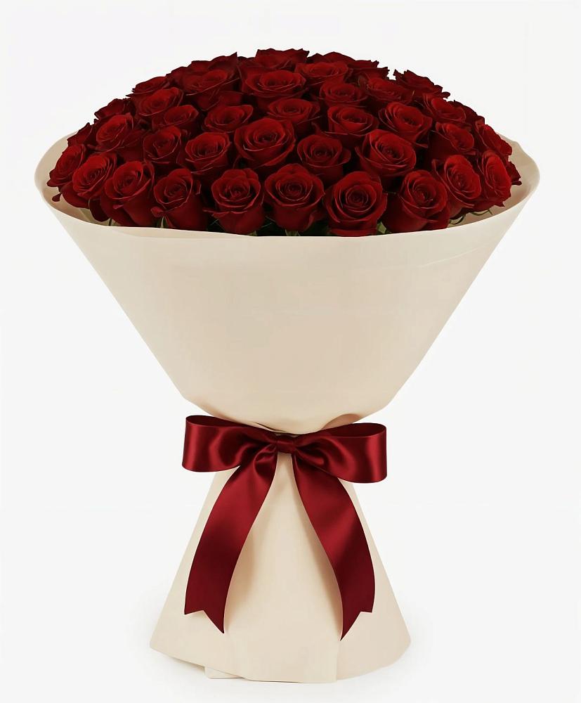 Букет 101 Бордовая роза Блэк Бакарра в Слободище