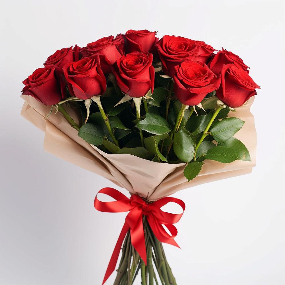 Букет 11 Красных роз Эдлесс Лав в Слободище