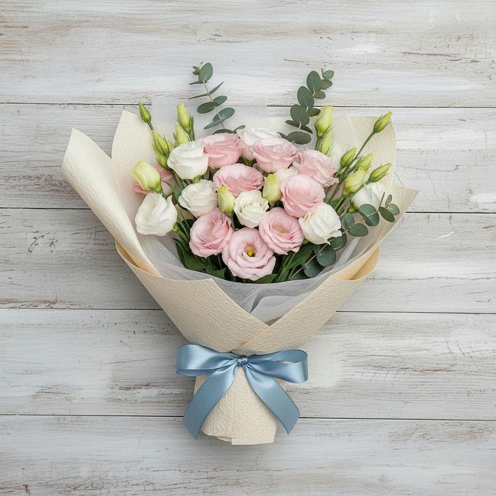 Букет цветов из: Лизиантусы в Слободище